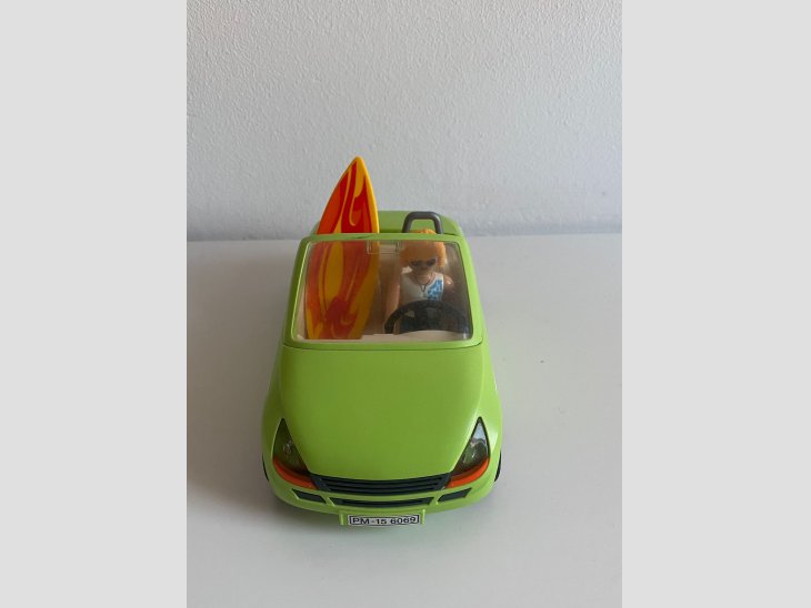 Playmobil surfista con coche descapotable 4